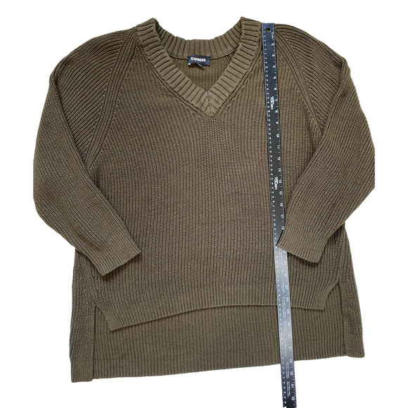 Express Chunky Knit Sweater Womens Small Relaxed Oversized Casual Cozy Office - Picture 7 of 10